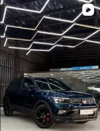 Vehicle in premium detailing studio